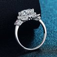 thumbnail image 6 of S925 Sterling Silver Cute Cat Ring Female Pink Cat Paw Ring Female Decoration Cute Cat Open Ring,Silvery,925 Silver, 6 of 6