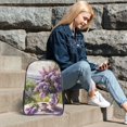 thumbnail image 6 of Easygdp Lilacs Teapot Scenic Painting Clear Backpack, Transparent Bookbag for School for Women Men, Capacity Clear Bag for College, Travel, 6 of 7