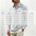 thumbnail image 7 of Hngshg Mens T-Shirts Big and Tall Comfy Button Up Collared Tops Long Sleeve Solid Color Pullover Tee Shirts, 7 of 7