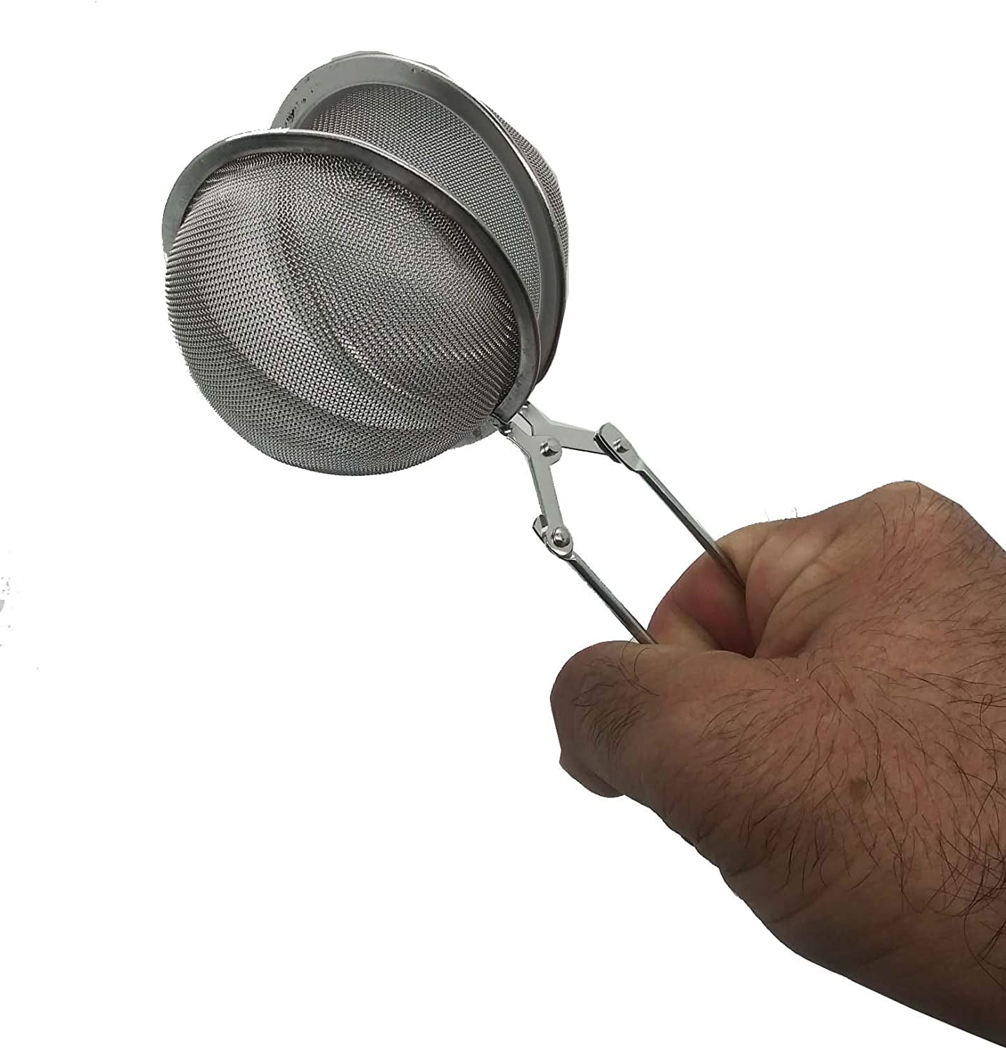 Jewelry Cleaning Basket Handheld Mesh Basket Stainless Steel Screen 2.5