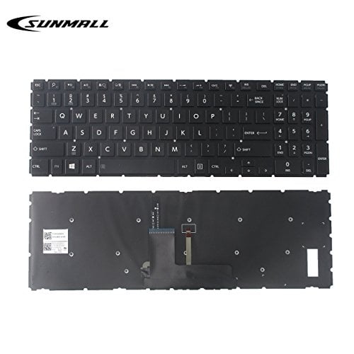 Reemplazo del teclado con retroiluminación SUNMALL Compatible con Tosh