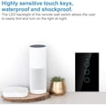 thumbnail image 3 of WiFi Touch Screen Switch, Remote Switch with Highly Sensitive Touch Keys, Suitable for Alexa Google, SIRI Voice Control, 3 Way AC, 3 of 5