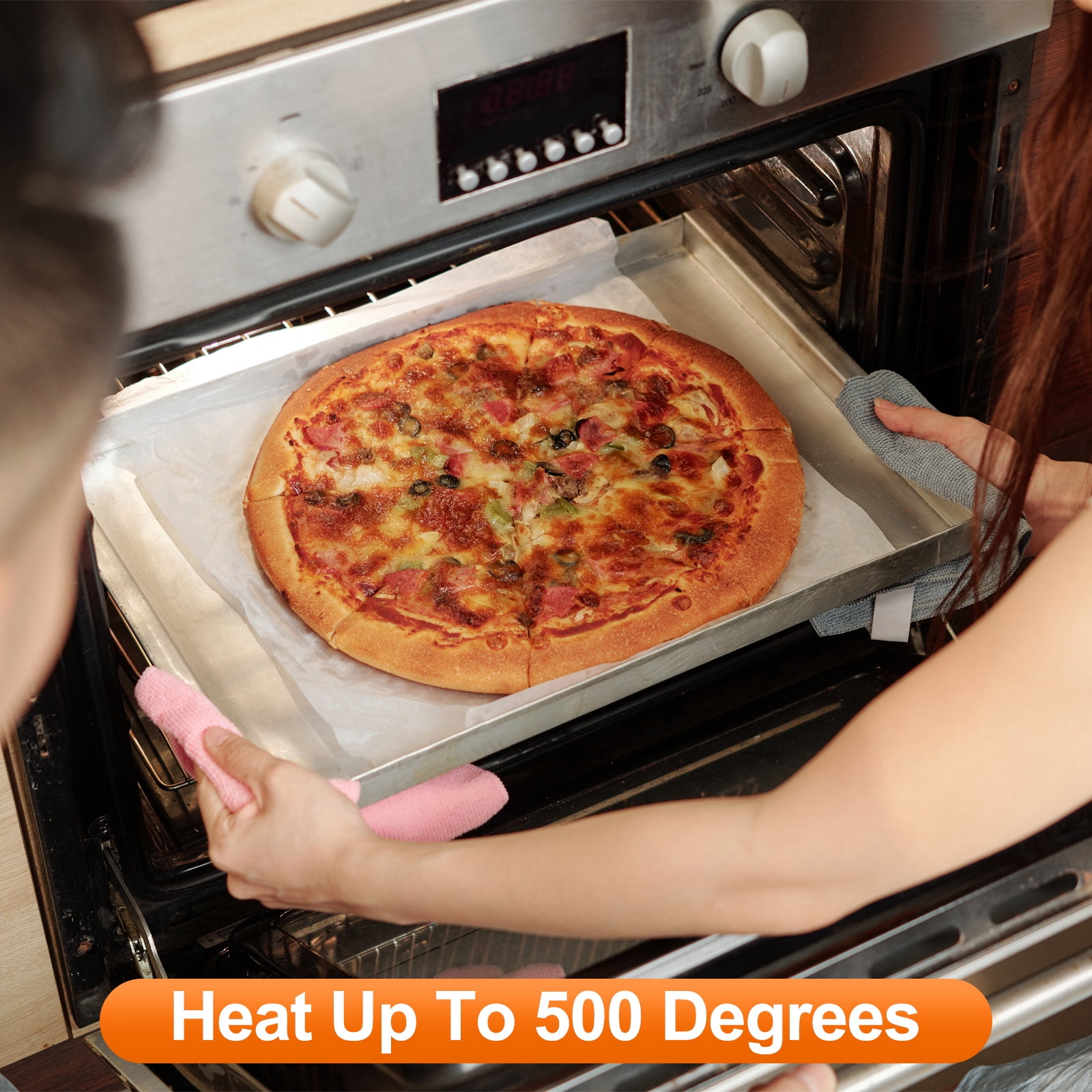 Unique Bargains Silicone Heat Resistant Non-Stick Pastry Baking Mats 15.7IN x 7.9FT White