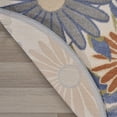 thumbnail image 6 of Nourison Aloha 7'10" x Round Beige Multicolor Contemporary Rug, 6 of 10