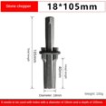 thumbnail image 3 of Stone Splitting Tool Splitting Tools Wedge Stone Set Stone Splitting Concrete Rock Marble Handmade DIY & Tools,18mm, 3 of 5