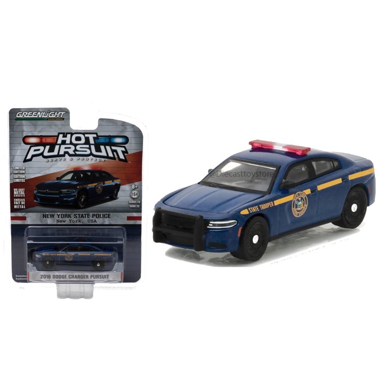 768px x 768px - GREENLIGHT 1:64 HOT PURSUIT SERIES 23 - 2016 DODGE CHARGER PURSUIT - NEW  YORK STATE POLICE DIECAST BLUE 42800-E - Walmart.com