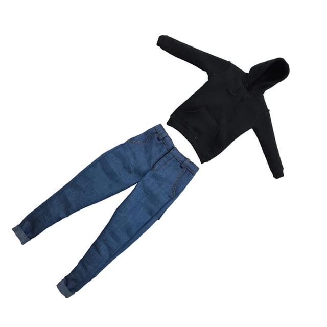 Sudadera con capucha Macarena 1:6 Ropa y Pantalones para figura de acción de 12 pulgadas