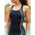thumbnail image 4 of Attraco Womens One-Piece Swimsuits Boyleg Athletic Swimwear Conservative Training Bathing Suits, 4 of 6