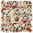 thumbnail image 3 of 35pcs Retro Angel Stickers Christmas Kids Stickers Gift Pack for Laptop Suitcase Fridge, 3 of 9