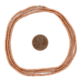 thumbnail image 2 of The Bead Chest Copper Heishi Beads – 2mm Ethiopian Metal Spacers, Full Strand for Jewelry Making  I Approximately 450+ Beads, 2 of 3
