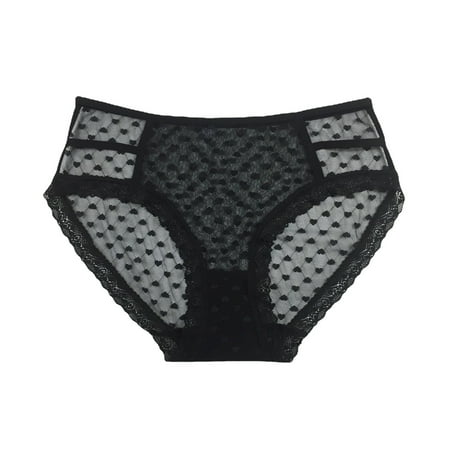

Women Simple Solid Color Lace Comfortable Simple Panties