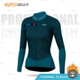 thumbnail image 3 of Chaqueta de invierno 2021 para mujer, sudadera de ciclismo de manga larga para triatlón, maillot de ciclismo de montaña, ropa de ciclismo, camiseta de ciclismo para mantenerse abrigada, 3 of 4