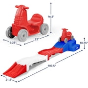 Simplay3 America 250 Expandable Kid's Roller Coaster, Limited Edition Americana XL
