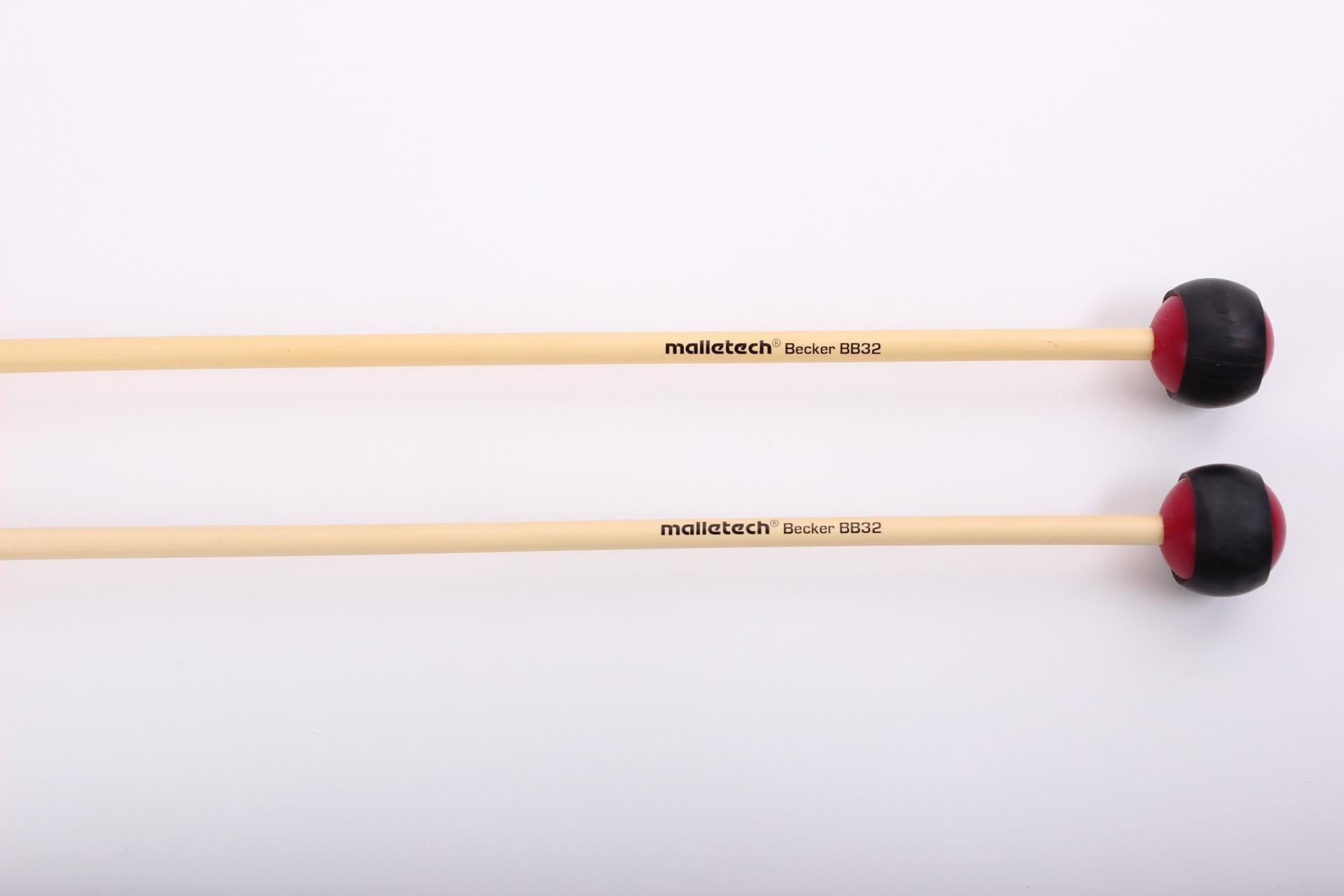 Malletech BB32 Bob Becker 2Tone Maroon Xylophone Mallets