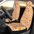 thumbnail image 2 of Sikiie Autumn Red and Orange Maple Leaves Car Seat Protector 2 Pack Car Seat Cushion Mat, Car Seat Covers for SUV, Truck, Van, 2 of 7
