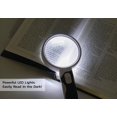 thumbnail image 2 of Juego de lupa con iluminación LED La mejor lupa con luces para personas mayores, degeneración macular, lectura y aficionados (2 lentes (10X + 5X)) Ormromra FLD-2365, 2 of 6