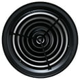 thumbnail image 7 of Fits 12 Inch Neck Air Duct | Steel Round Air Supply Diffuser for Ceiling by Handua | Round Diffuser Vent Cover | Black | Outer Dimension: 15-15/16", 7 of 7