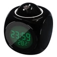 thumbnail image 3 of Inteprter Reloj despertador de proyección LED multifunción, relojes de escritorio ABS, termómetro de pared Digital, viaje, sala de estar y Decoración del hogar, 3 of 6