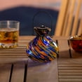 thumbnail image 2 of Evergreen Royal Swirl Solar Lantern Small- 4 x 5 x 4 Inches Decorative Indoor and Outdoor Lighting, 2 of 2