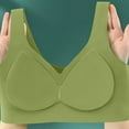 thumbnail image 5 of 2025 Dark Green Bras for Women Jelly Push up Bras for Women - No Underwire Bralettes for Women with Support and Lift 42, 5 of 6