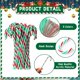 thumbnail image 5 of 20/10/1 piezas de bastones de caramelo acrílicos navideños colgantes para árbol de Navidad muletas retorcidas para fiestas de Año Nuevo, regalos de decoración del hogar, 5 of 5