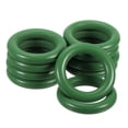 thumbnail image 1 of Unique Bargains 10Pack 55mm(2.2-inch) Wood Rings, Natural Smooth Colorful Wood Circles, Dark Green, 1 of 4