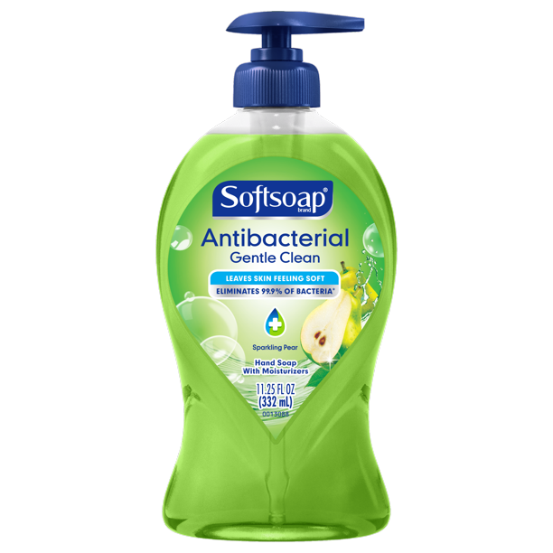 Softsoap Liquid Hand Soap Pump, Gentle Clean Sparkling Pear 11.25 Oz