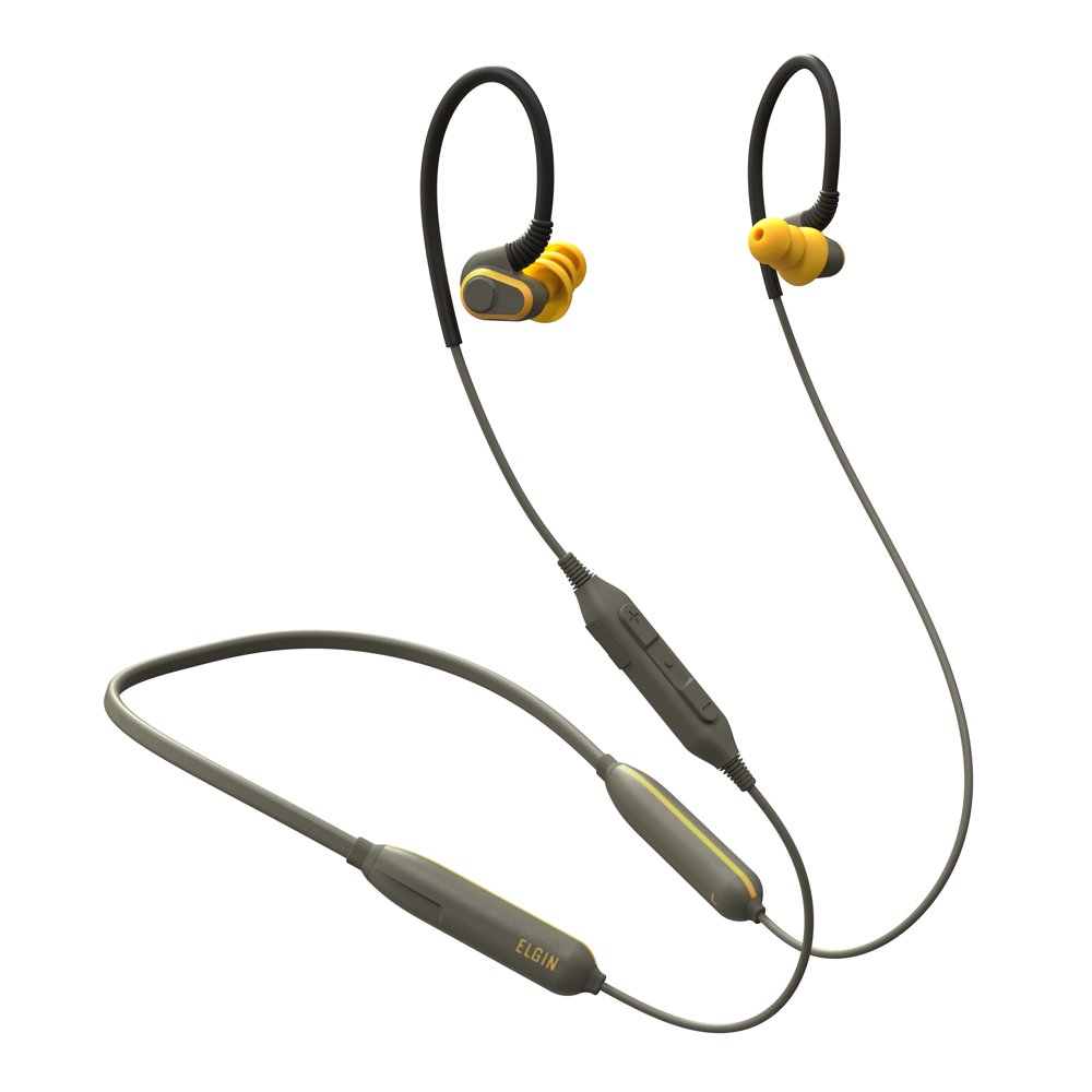 Elgin Rumble Bluetooth Earplug Headphones, 20 Hour Battery Life