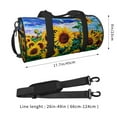 thumbnail image 2 of Honeii Landscape With Sunflowers Print Duffle Bag and Adjustable Strap,Foldable Travel Duffel Bags for Men Women,Waterproof Duffel Bags, 2 of 6