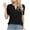 01* Black, variant on bnaln Womens Tops V Neck Button Down Shirts Summer Short Sleeve Casual T-Shirts Dressy Tunic Blouse Fashion Loose Fit Tees Blouses Baggy Comfy Pullover Basic Tshirt Trendy Clothes