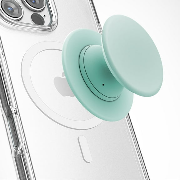 Encased Collapsible Magnetic Phone Grip (Compatible with MagSafe) MagMallow Comfortable Silicone Holder for iPhone (Mint Breeze)