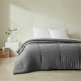 thumbnail image 5 of Style House Grey Crinkle Comforter for Teens Adults Seniors, Twin, 5 of 9