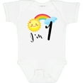 thumbnail image 3 of Inktastic I'm 1- First Birthday Sun Rainbow Boys or Girls Baby Bodysuit, 3 of 5