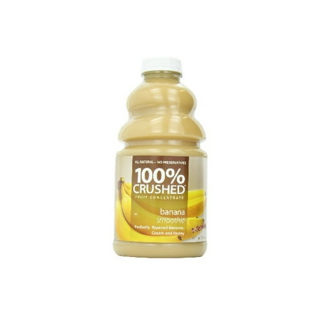 - Dr. Smoothie Banana Smoothie 100 Percent Crushed Fruit Smoothie Concentrate 46 oz.