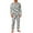 White, variant on Matching Pajamas for Couples, Couple Outfit Printed Long Sleeve Round Neck Top with Double Pocket Pants, Soft Family Loungewear Sets for Relaxing Night In, Holiday Gift Idea