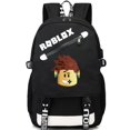 thumbnail image 1 of ROBLOX-mochila escolar para adolescentes, morral de tela Oxford con USB, bonita, gran oferta xuanjing unisex, 1 of 2
