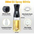 thumbnail image 5 of Botella pulverizadora de vidrio de 200ml para cocina, dispensador de aceite, tarro de grado alimenticio, Mister, barbacoa, herramienta de cocina para hornear, 5 of 5