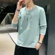 thumbnail image 5 of Sudaderas Cuello Redondo Capa Base Unicolor Hombre Jerseys Camiseta Lisa para Hombre Divertida Ropa de Calle Social Original Manga Larga Completa, 5 of 5