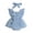 A-Blue43, variant on OSOLU Infant Girls Bodysuits Sleeveless Ruffle Baby Girl Romper Dress With Headbands 2 Piece Set Comfy Onesie