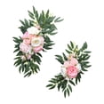 thumbnail image 3 of 2 piezas de flores artificiales para arco de boda, guirnalda floral colgante, decoración del hogar, bienvenida Rosa, 3 of 9