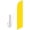 Yellow, variant on Cobb Promo Solid Yellow Color Advertising Decorative Feather Flag with Complete 15ft Pole kit and Ground Spike