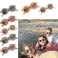 thumbnail image 3 of Gafas de sol polarizadas de verano para niños con protección UV, redondas y retro, con protección UV 400., 3 of 5
