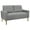 Grey, variant on Lacoo Mid-Century Loveseat Button Tufted 2 Seater Sofa, Gray Fabric