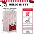 thumbnail image 3 of Juego de cortinas de ducha Franco Hello Kitty de 13 piezas Officially Li, 3 of 5
