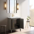 thumbnail image 5 of Vanity Art 24” Single Sink Bathroom Vanity Cabinet with Ceramic Countertop, 5 of 11