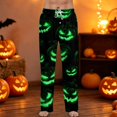 thumbnail image 2 of Satingcolo Halloween Skull Pajama Pants for Men Funny, Mens Sleep Lounge Pants Pajama Bottoms Lightweight Sleepwear,Halloween Gift For Men, 2 of 6