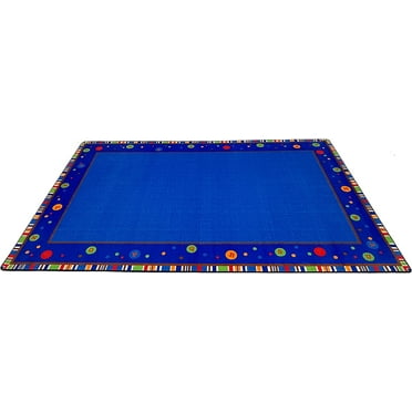 KidCarpet ABC Dots School Rug 4' x 6' Rectangle Rug for Classroom Home Learning or Kids Room Carpet Educational Learning Rug for School | Rug for Kids and Children Bedrooms & Playroom