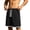 Black, variant on EOYWHK Workout Shorts for Men Built In Liner Relaxed Fit Men Gym Shorts Soft Lightweight Breathable Casual Activewear Daily Wear Outdoor Black, Size L