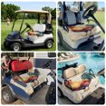 thumbnail image 6 of Golf Cart Seat Covers for 2 Seater, Farmhouse Rooster Soft Microfiber Cart Seat Towel Blanket, Vintage Rustic Animal Prints Absorbent Breathable Non Slip Bench Seats Protector for Golf Course 51"x31", 6 of 9