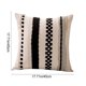 thumbnail image 3 of Juego de 2 fundas de almohada de terciopelo y lino a rayas de 18x18 pulgadas con cierre de cremallera, fundas decorativas multicolor para cojines de sofá, sillón, dormitorio y sala de estar., 3 of 6